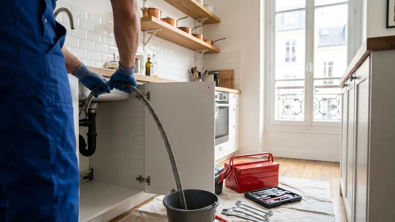Canalisation bouchée à Paris 1 : causes fréquentes et débouchage — conseils du plombier à Paris