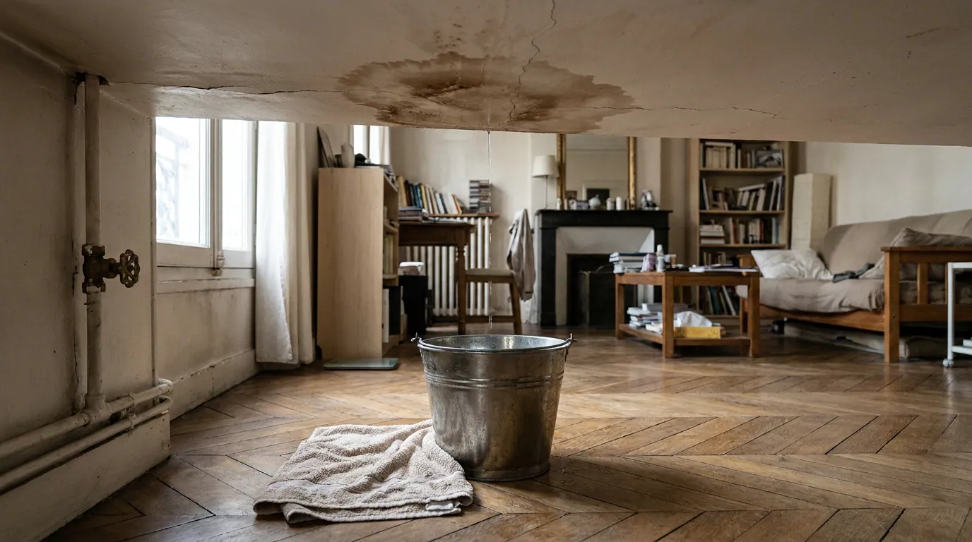 Fuite d'eau : les bons gestes avant l'arrivée du plombier — conseils du plombier à Paris